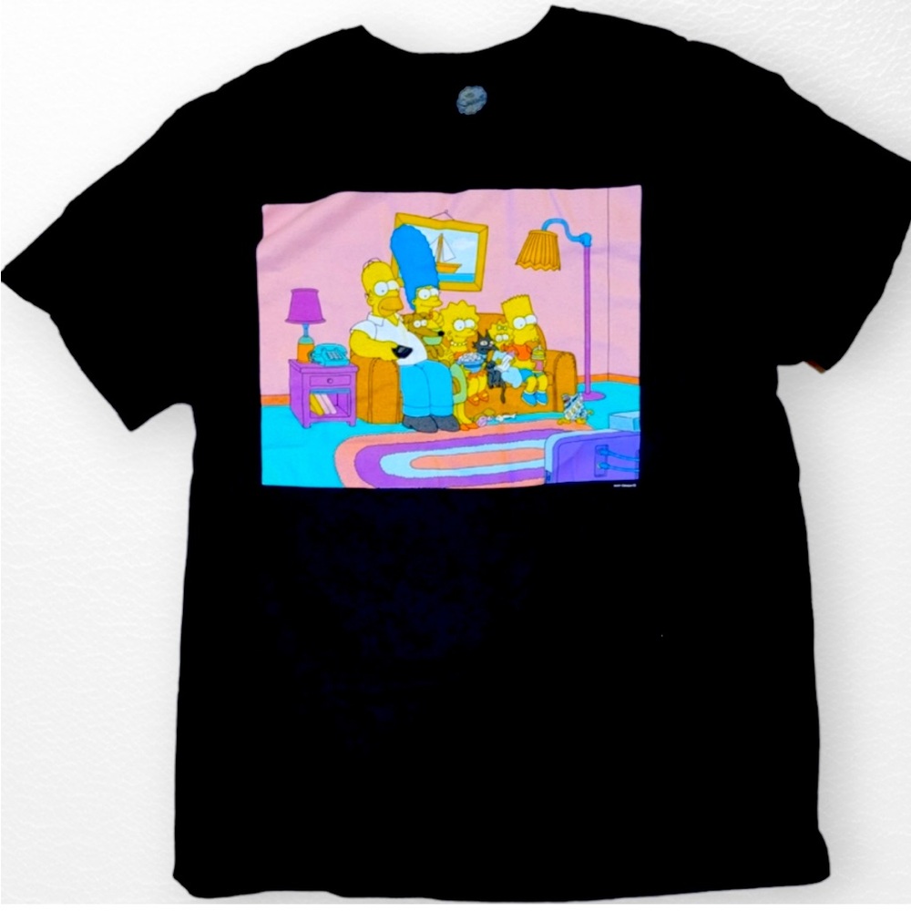 The Simpsons Homer Marge Maggie Bart Lisa Simpson Couch T-Shirt